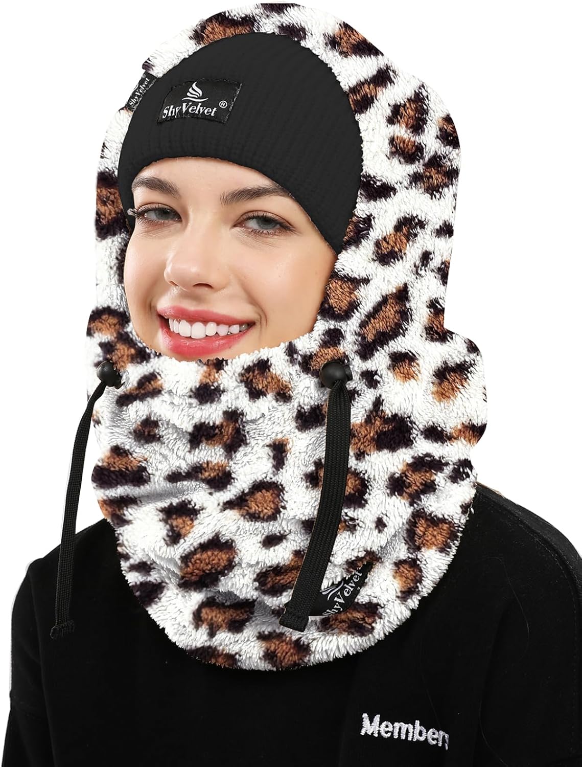 Balaclava Wind-Resistant Winter Face Mask,Fleece Ski Mask for Men and Women,Warm Face Cover Hat Cap Scarf