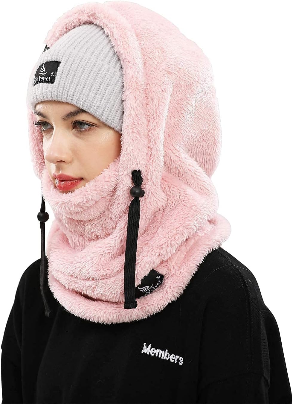 Balaclava Wind-Resistant Winter Face Mask,Fleece Ski Mask for Men and Women,Warm Face Cover Hat Cap Scarf