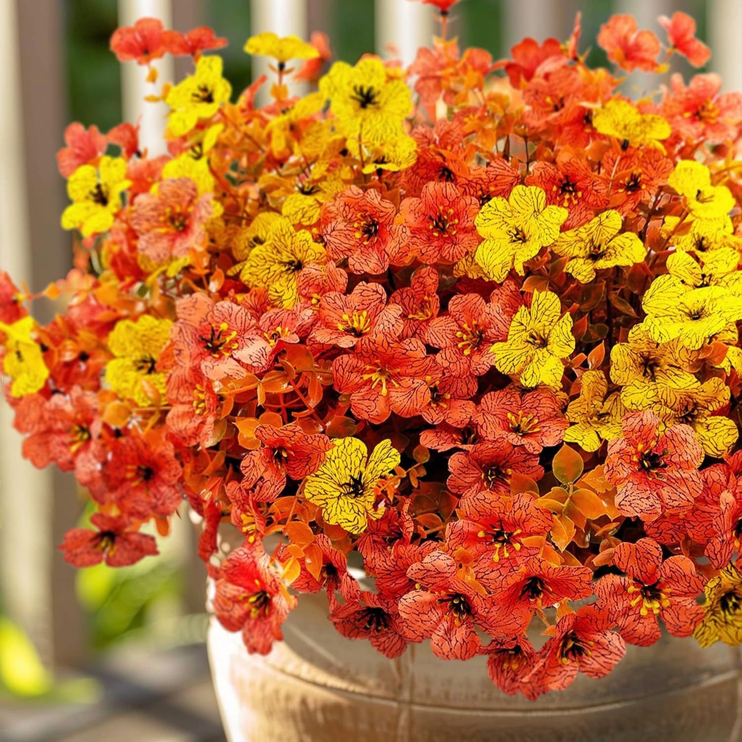 💖Last Day 49% OFF🍁Rainproof Lifelike Fall Artificial Flowers With UV-Shield Coating