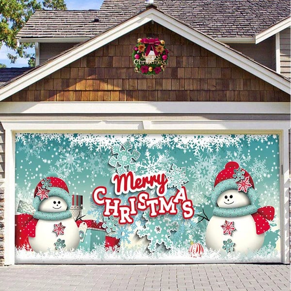 Christmas Garage Door Decoration