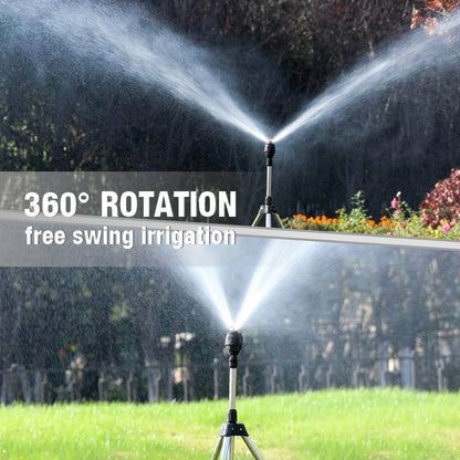 Stainless Steel Rotary Irrigation Tripod Telescopic Support Sprinkler