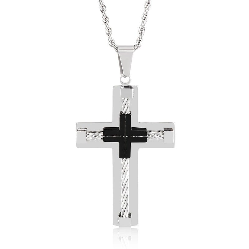 Elegant Cross Pendant Necklace