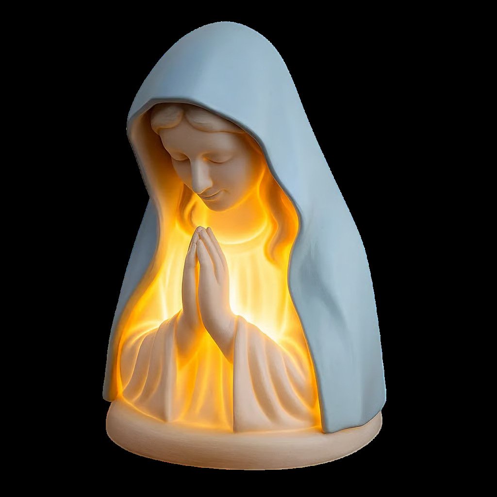 Virgin Mary Prayer Night Light