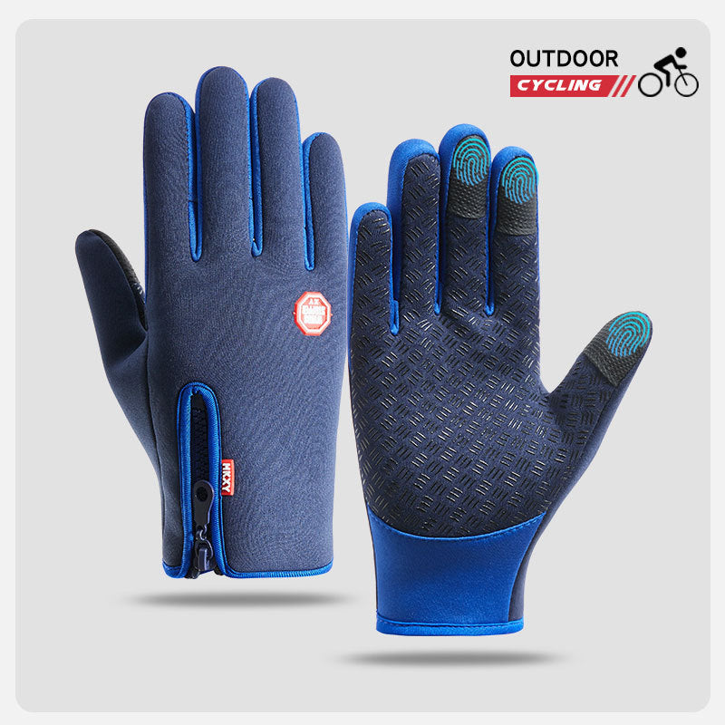 Outdoor Winter Gloves, Touchscreen andWindproof Full-Finger Gloves for Sports, Travel,and Daily Activities