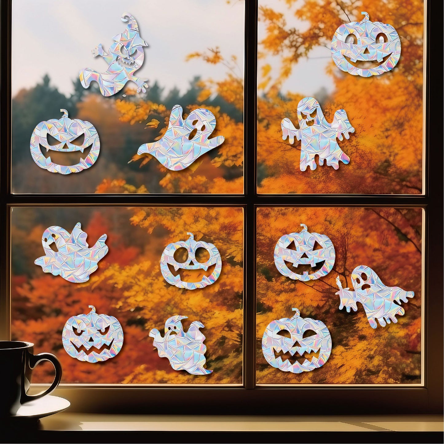 Halloween Window Rainbow Stickers