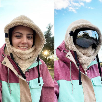 Balaclava Wind-Resistant Winter Face Mask,Fleece Ski Mask for Men and Women,Warm Face Cover Hat Cap Scarf