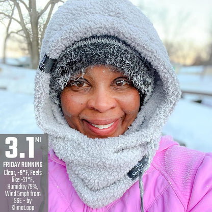 Balaclava Wind-Resistant Winter Face Mask,Fleece Ski Mask for Men and Women,Warm Face Cover Hat Cap Scarf