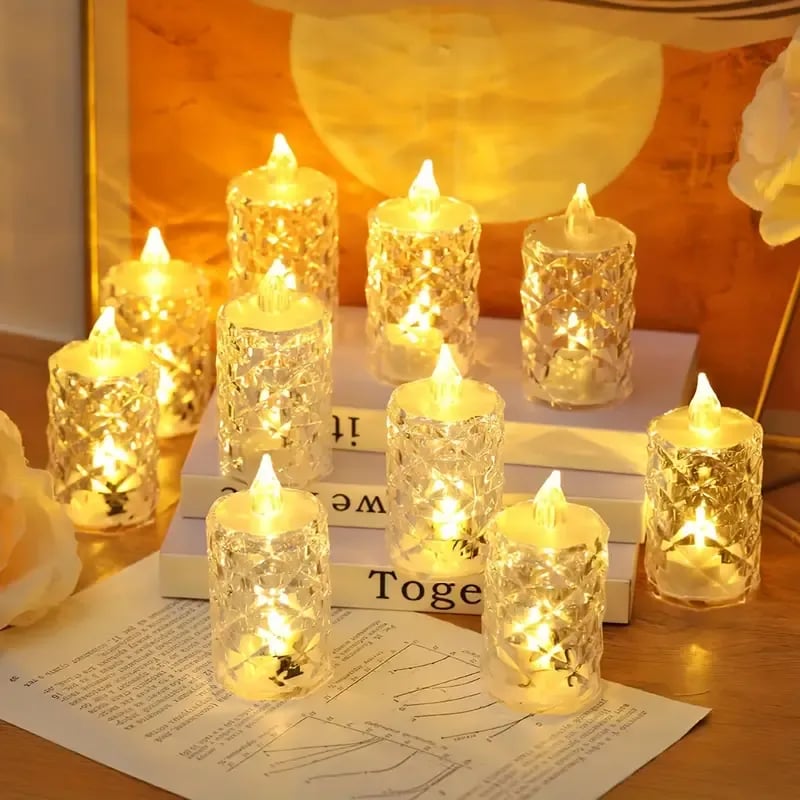 ON SALE🔥3pcs/SET Crystal Flameless Candle Light-Buy 4 Sets