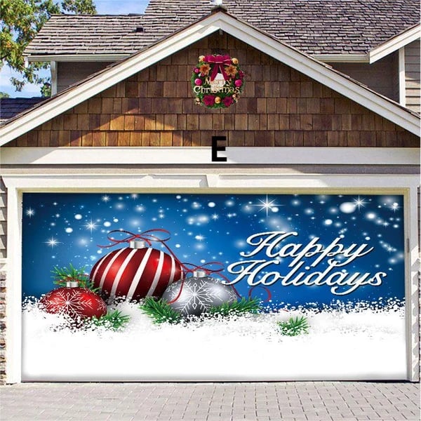 Christmas Garage Door Decoration