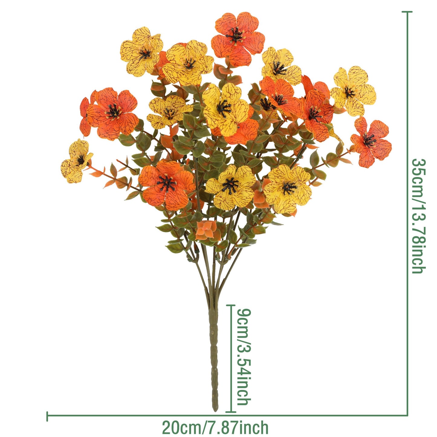 💖Last Day 49% OFF🍁Rainproof Lifelike Fall Artificial Flowers With UV-Shield Coating