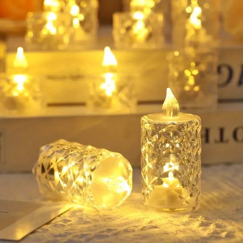 ON SALE🔥3pcs/SET Crystal Flameless Candle Light-Buy 4 Sets