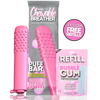 Essential Oil Breathing Stick Silicone Breathable Chewable Stick