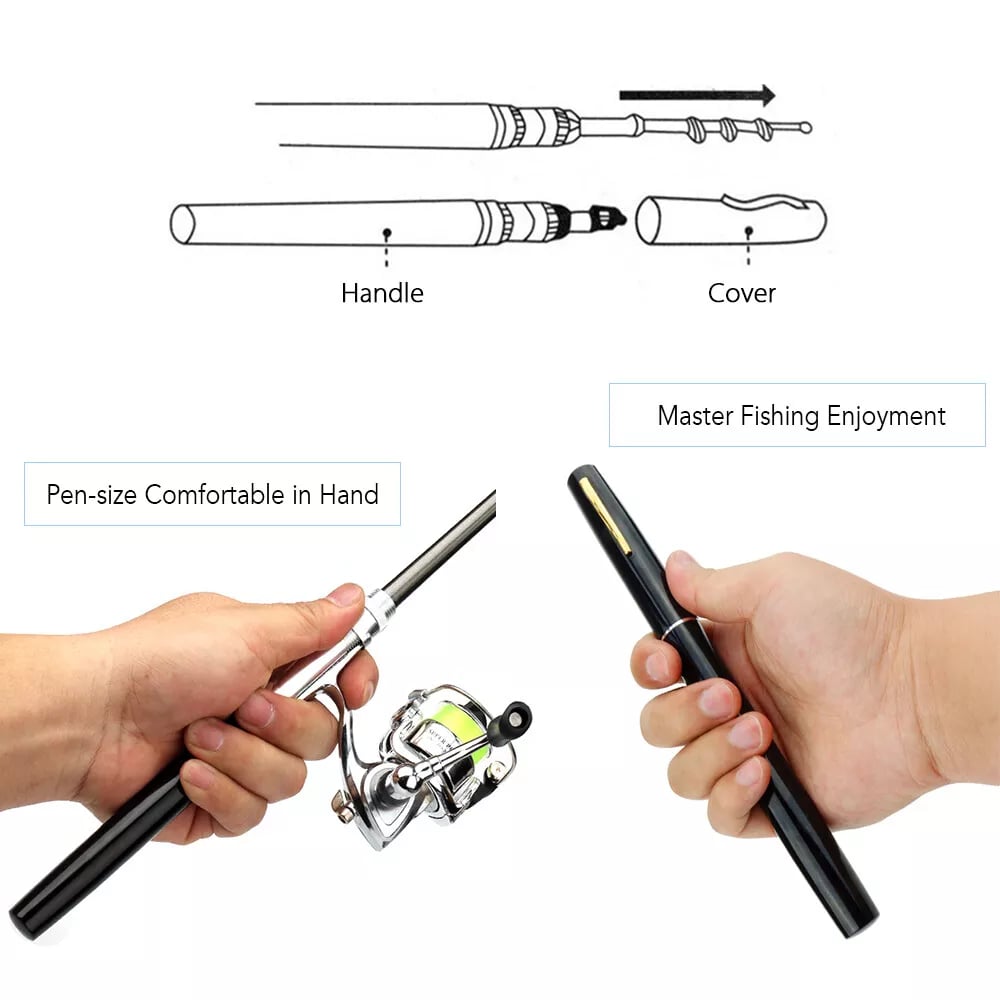 Pen Fishing Rod Kit Mini