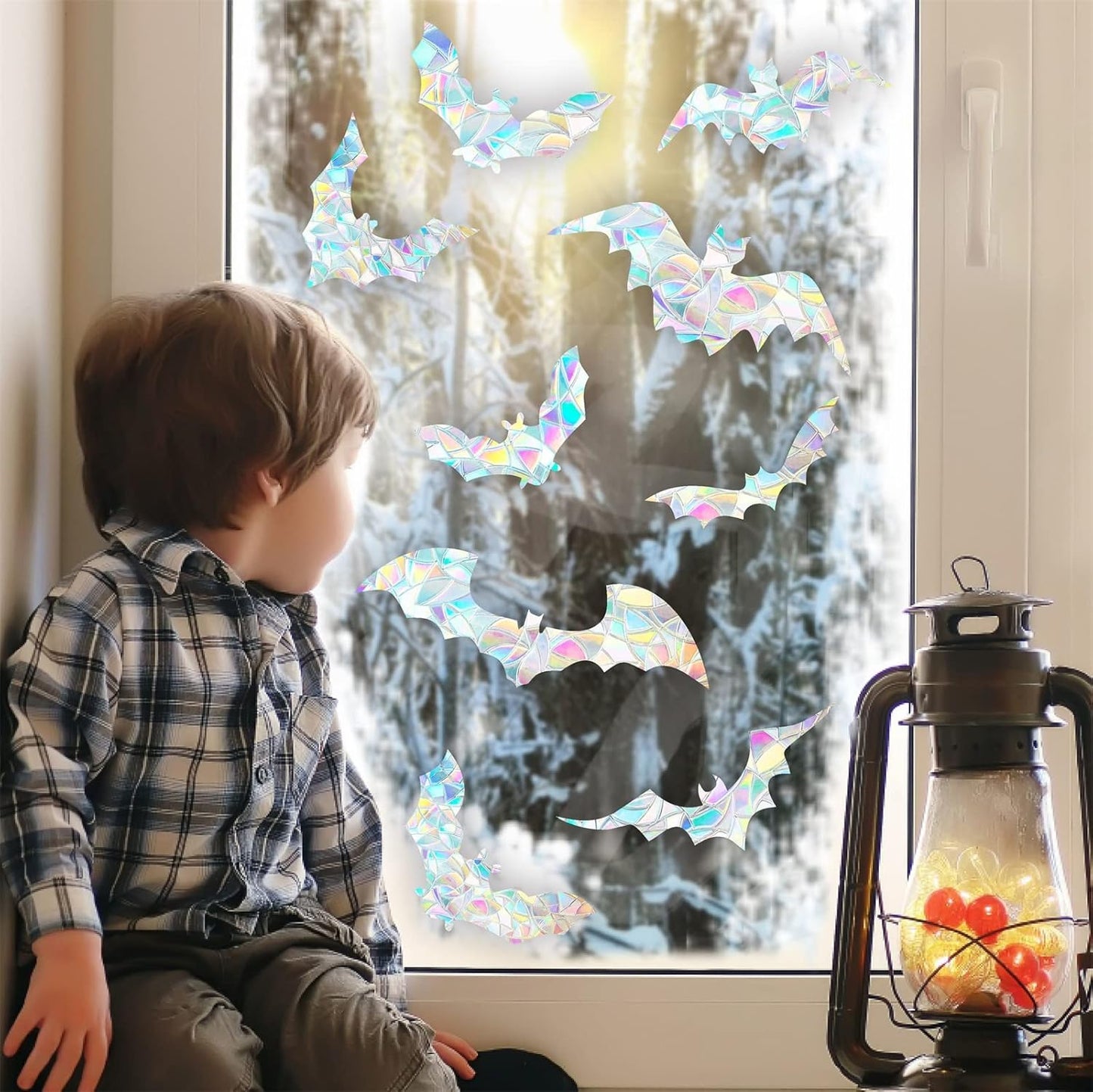 Halloween Window Rainbow Stickers