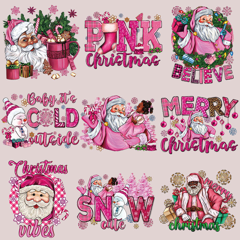Christmas Mystery DTF Transfer Bundle – Ready-to-Press Festive Designs for T-Shirts, Totes & DIY Gifts