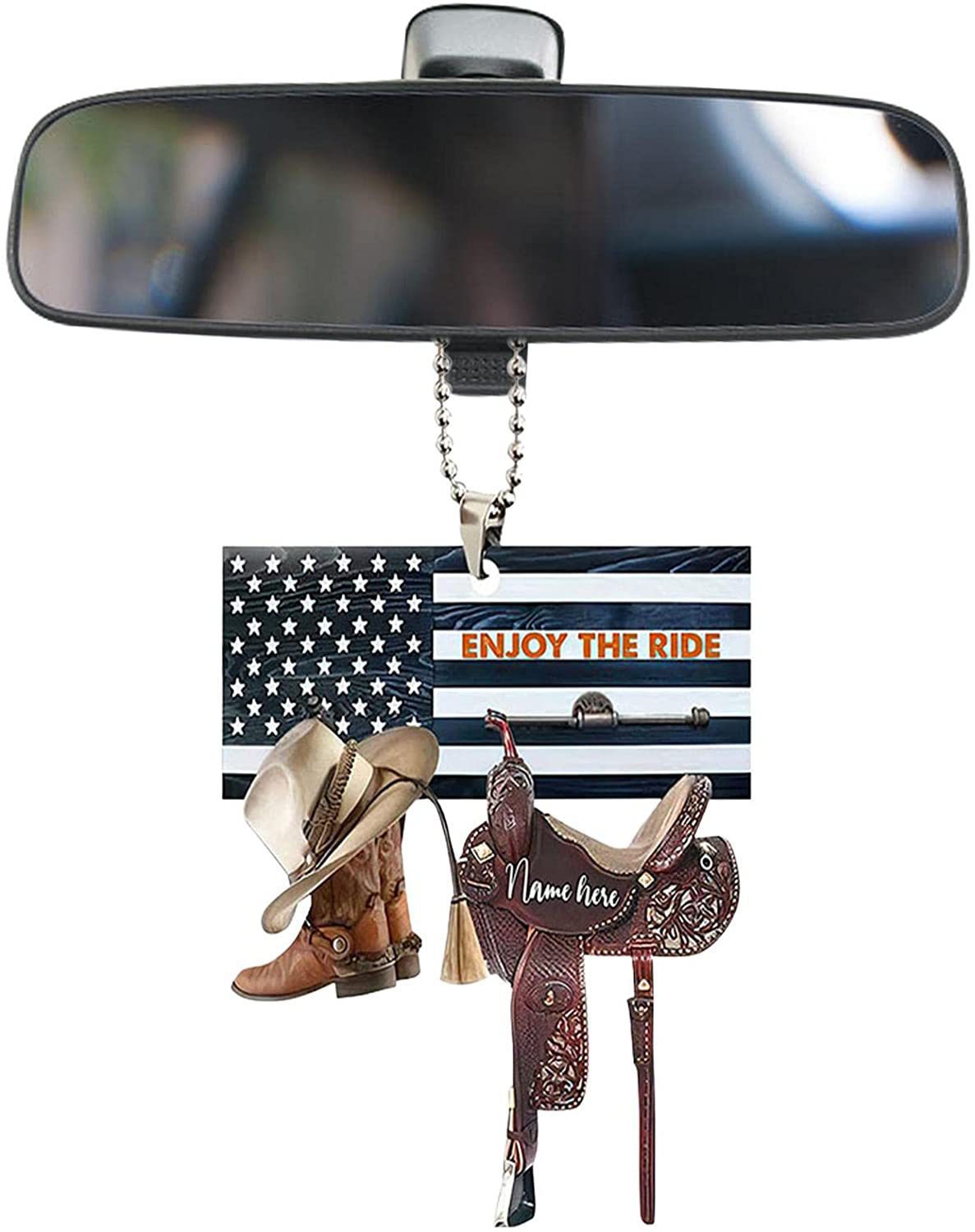 Hat Boot Design Car Pendant, Car Interior Rear View Mirror Hanging Decoration, Car Accessories, Car Ornament