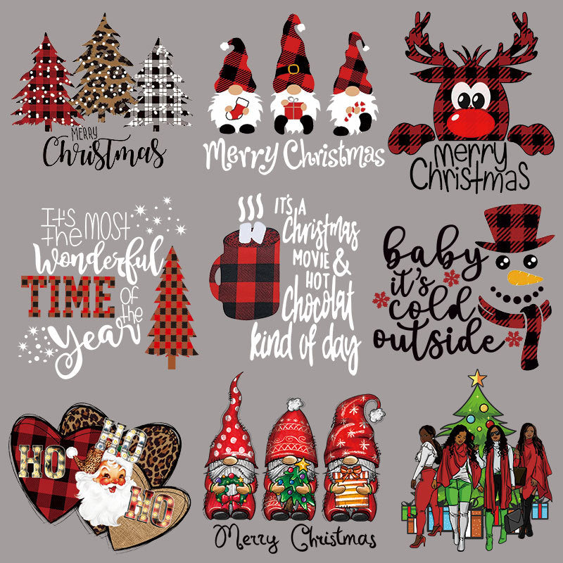 Christmas Mystery DTF Transfer Bundle – Ready-to-Press Festive Designs for T-Shirts, Totes & DIY Gifts