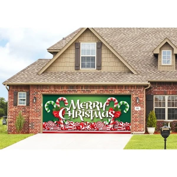 Christmas Garage Door Decoration