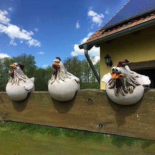 🎁2024 Hot Sale 47% OFF🎁Funny Chicken Garden Fence Decoration