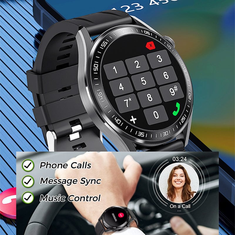 Health Monitor Bluetooth Sports Smart Watch