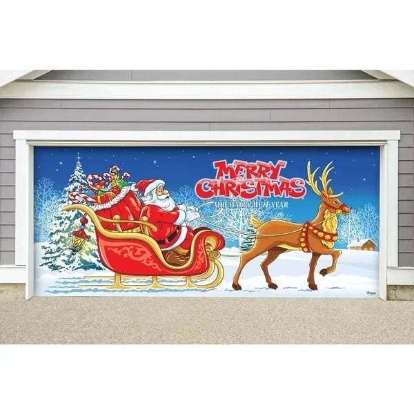 Christmas Garage Door Decoration