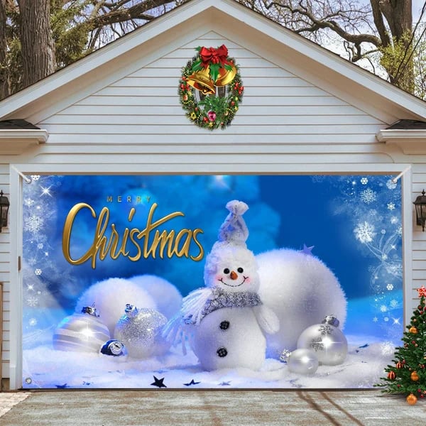 Christmas Garage Door Decoration