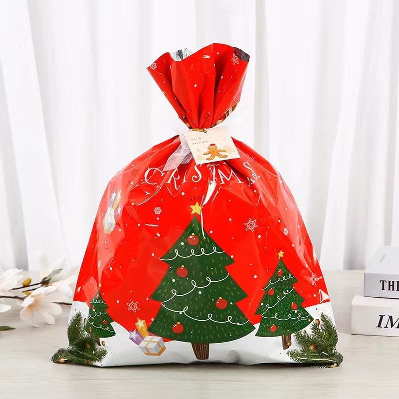 🎄 Christmas Sale – 49% OFF  Biodegradable Drawstring Christmas Gift Bags