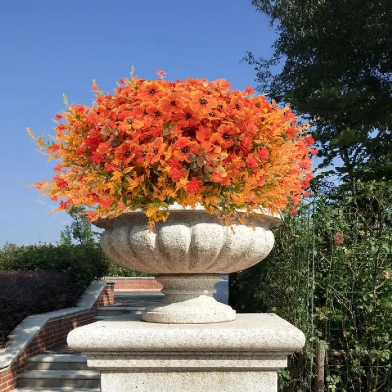 💖Last Day 49% OFF🍁Rainproof Lifelike Fall Artificial Flowers With UV-Shield Coating