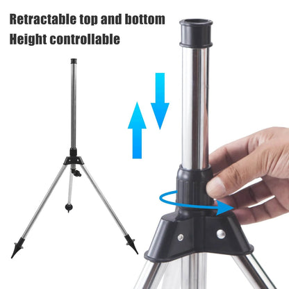 Stainless Steel Rotary Irrigation Tripod Telescopic Support Sprinkler