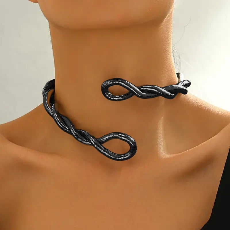 (Perfect Gift for Her🎁) Snake Malleable Necklace & Choker, Bracelet