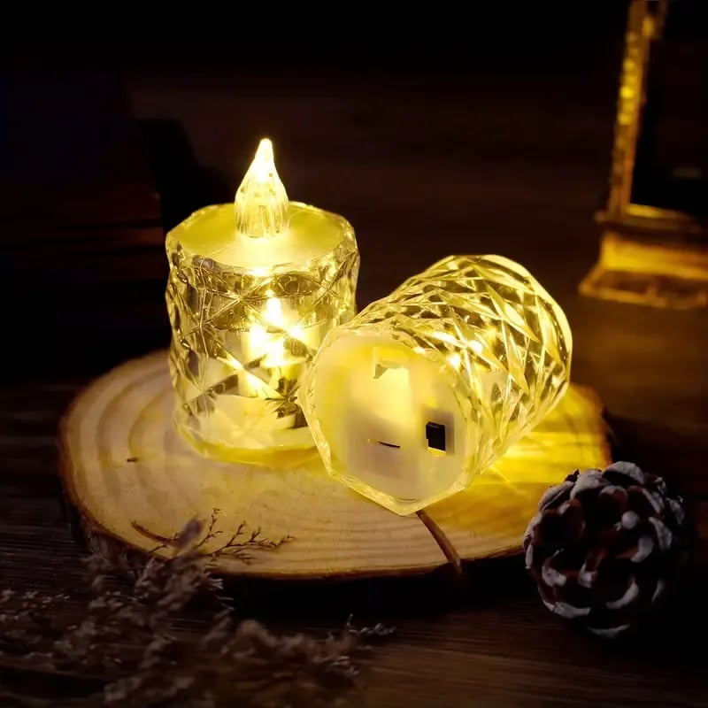 ON SALE🔥3pcs/SET Crystal Flameless Candle Light-Buy 4 Sets