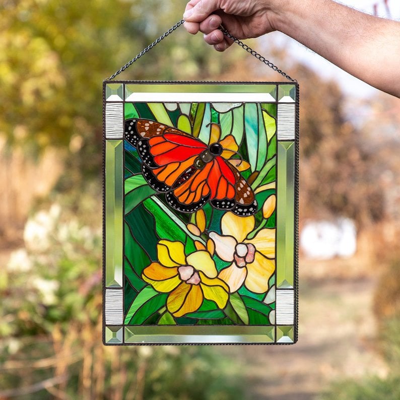 🎉 Last Day Promotion-50% OFF 🎉-Cardinal Stained Glass Window Panel