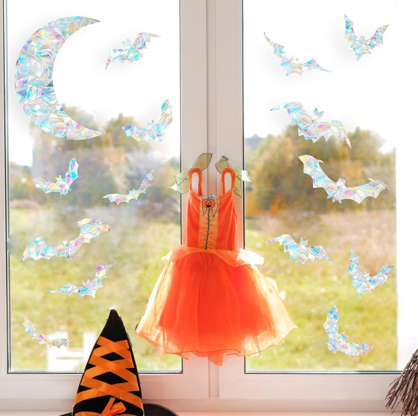 Halloween Window Rainbow Stickers