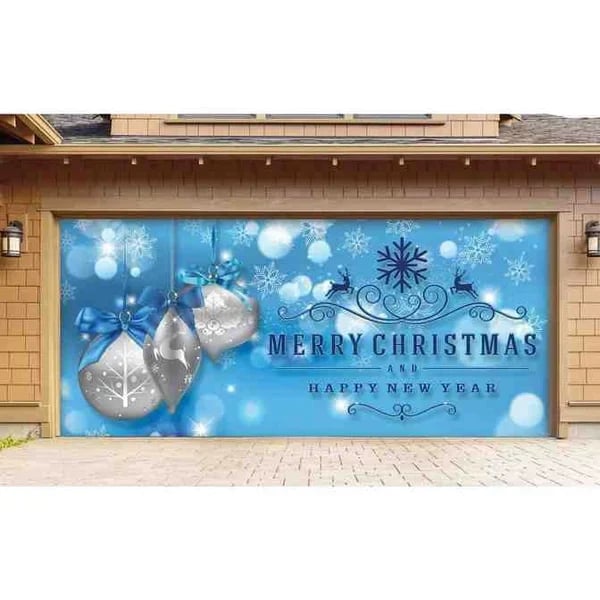 Christmas Garage Door Decoration