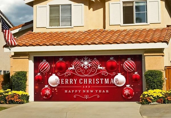 Christmas Garage Door Decoration