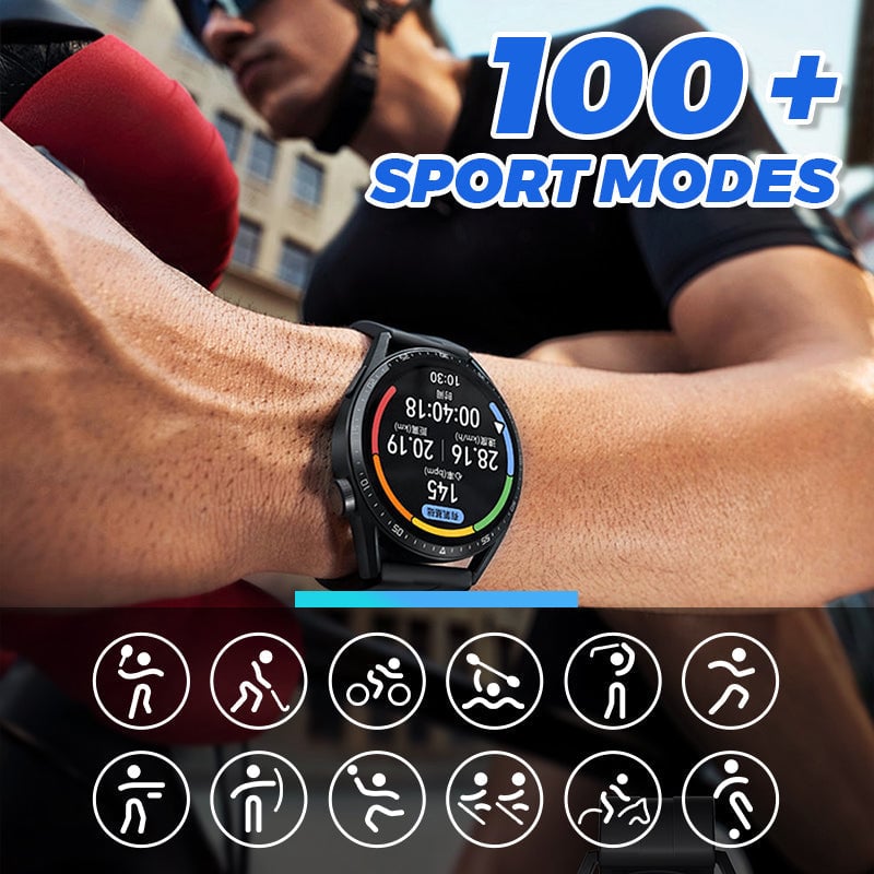 Health Monitor Bluetooth Sports Smart Watch