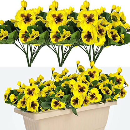 🌸Last Day 49% OFF-Outdoor Artificial Pansy Flowers💐