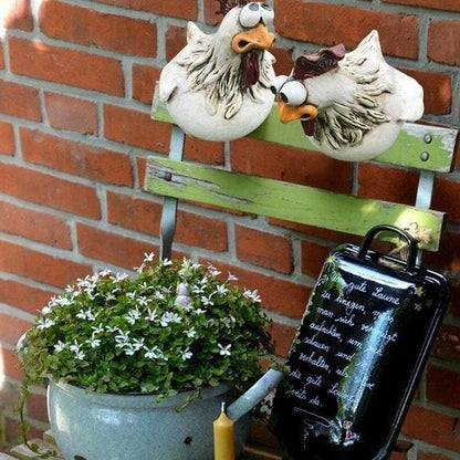 🎁2024 Hot Sale 47% OFF🎁Funny Chicken Garden Fence Decoration