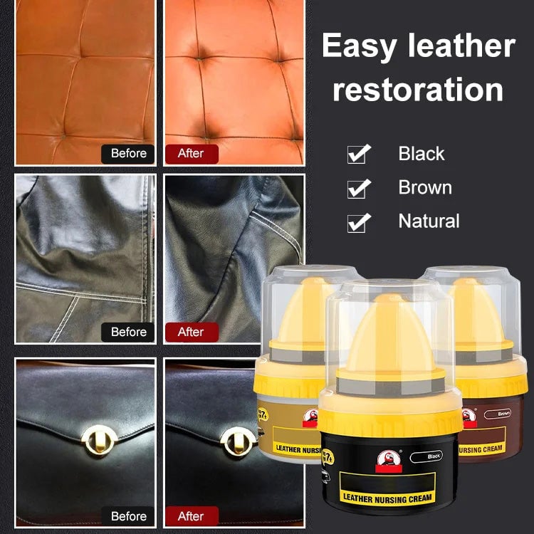 [Buy 1 Get 1 Free🔥]Leather Repair Cream Liquid Shoe Polish