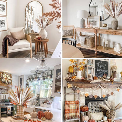 Natural dried pampas grass boho home decor bouquet💐