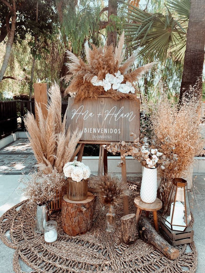 Natural dried pampas grass boho home decor bouquet💐