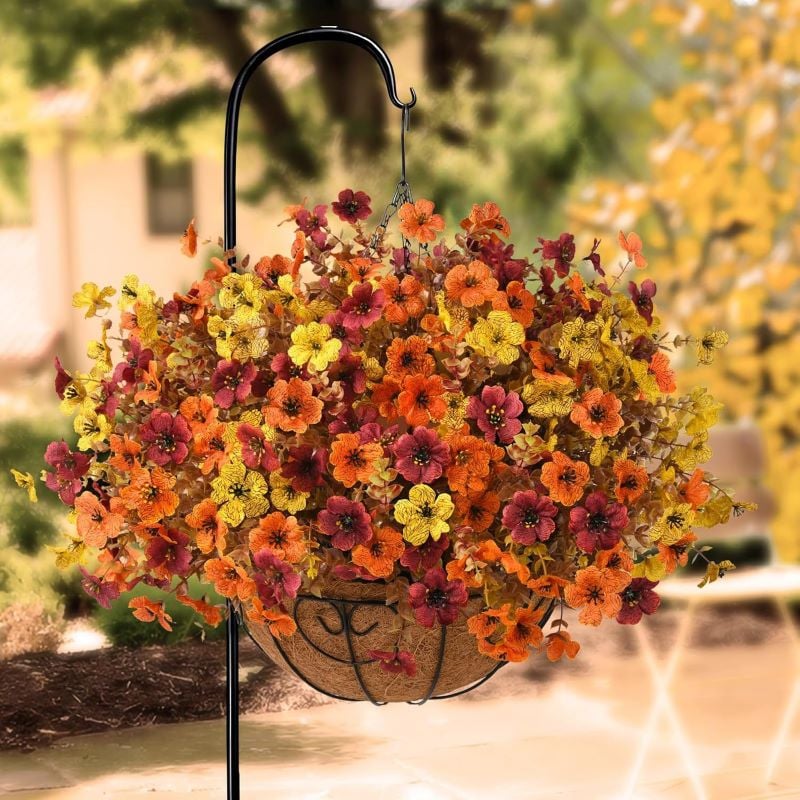 💖Last Day 49% OFF🍁Rainproof Lifelike Fall Artificial Flowers With UV-Shield Coating