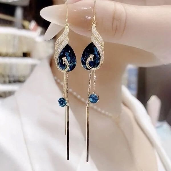 🔥Beautiful peacock earrings