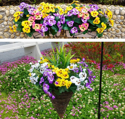🌸Last Day 49% OFF-Outdoor Artificial Pansy Flowers💐