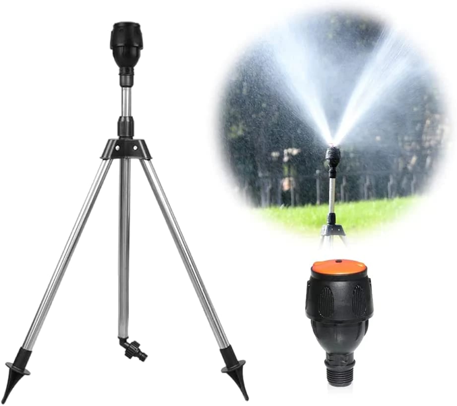 Stainless Steel Rotary Irrigation Tripod Telescopic Support Sprinkler