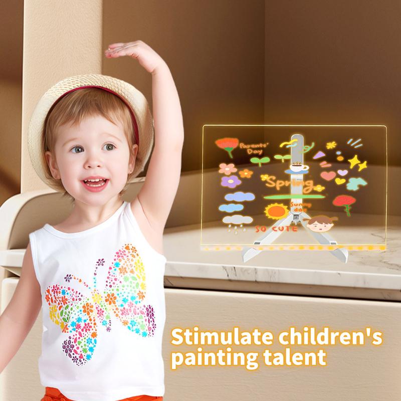 🏆Save 49%🏆 Creative Rewritable Acrylic LED Message Board -(with 7 Pens)