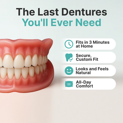 Custom-Fit Instant Smile Dentures – Natural Looking Comfort Fit